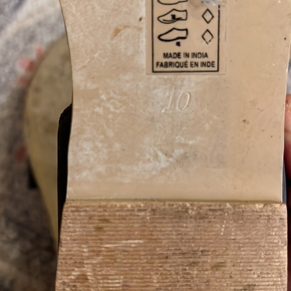 COPY - BDG blue suede sandals size 10 - Picture 5 of 5